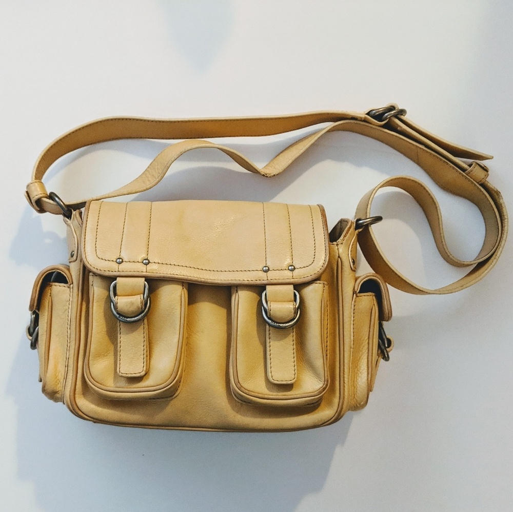 Marc Jacobs Creme Leather Handbag